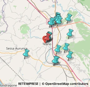 Mappa Via Collina Sant'Antonio, 81057 Teano CE, Italia (6.73895)