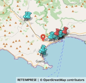 Mappa Via Pontone, 04024 Gaeta LT, Italia (3.086)