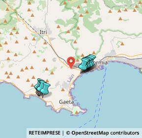 Mappa Via Pontone, 04024 Gaeta LT, Italia (3.13308)