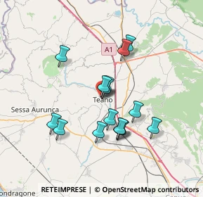 Mappa Viale Italia, 81057 Teano CE, Italia (6.39867)