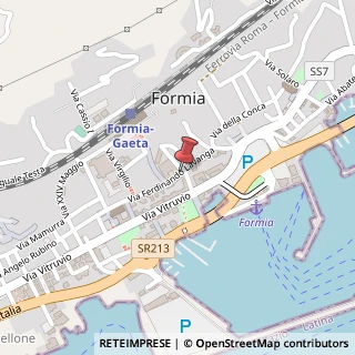 Mappa Via Ferdinando Lavanga, 97, 04023 Formia, Latina (Lazio)
