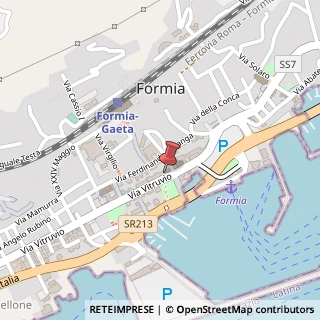 Mappa Via Vitruvio, 102, 04023 Formia, Latina (Lazio)