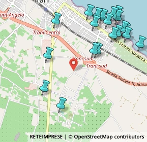 Mappa Via 67 Strada a Denominarsi, 76125 Trani BT, Italia (1.401)