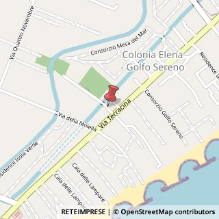 Mappa Via Terracina, 112, 04017 San Felice Circeo, Latina (Lazio)