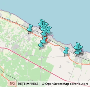 Mappa Via Andrea Gusmai, 76125 Trani BT, Italia (3.08231)