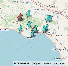 Mappa Via Virgilio, 04023 Formia LT, Italia (11.6225)