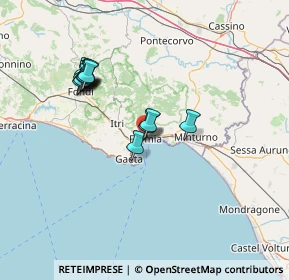Mappa Via Virgilio, 04023 Formia LT, Italia (13.91692)