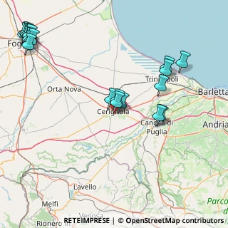 Mappa Via Orani, 71042 Cerignola FG, Italia (23.472)