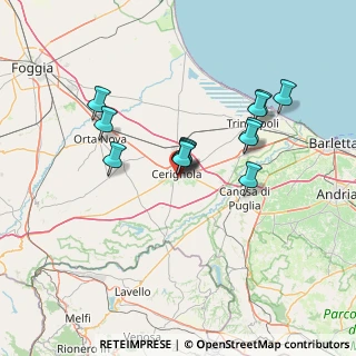 Mappa Via Orani, 71042 Cerignola FG, Italia (12.45)