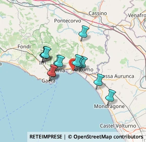 Mappa Via della Cartiera, 04028 Minturno LT, Italia (10.46846)