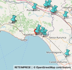 Mappa Via della Cartiera, 04028 Minturno LT, Italia (19.33)