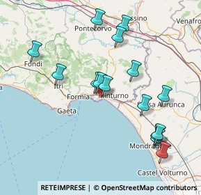 Mappa Via della Cartiera, 04028 Minturno LT, Italia (16.898)