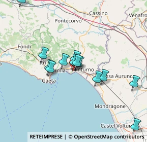Mappa Via della Cartiera, 04028 Minturno LT, Italia (13.86538)
