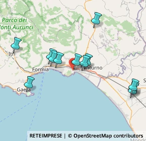 Mappa Via della Cartiera, 04028 Minturno LT, Italia (8.31167)