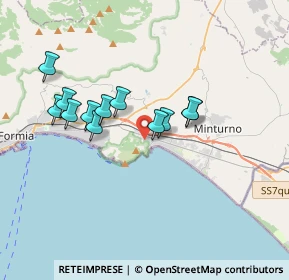 Mappa Via della Cartiera, 04028 Minturno LT, Italia (3.25083)