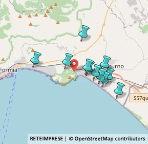 Mappa Via della Cartiera, 04028 Minturno LT, Italia (3.07545)