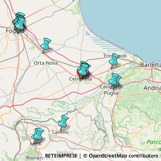Mappa Viale Luogosanto, 71042 Cerignola FG, Italia (23.137)