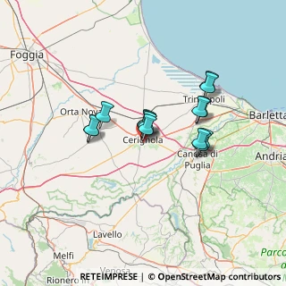 Mappa Viale Luogosanto, 71042 Cerignola FG, Italia (11.01214)