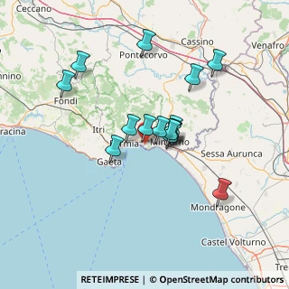 Mappa Via delle Vigne, 04023 Formia LT, Italia (12.25)