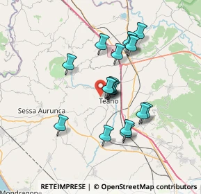 Mappa Collina S.Antonio, 81057 Teano CE, Italia (6.18389)