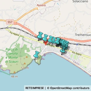 Mappa Via del Golfo, 04028 Minturno LT, Italia (0.654)