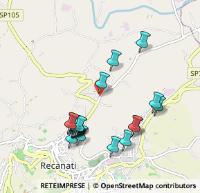 Mappa Via le Amendola, 62019 Recanati MC, Italia (0.9955)