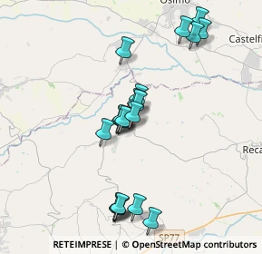 Mappa Via Pietro Ghergo, 62019 Recanati MC, Italia (3.6565)