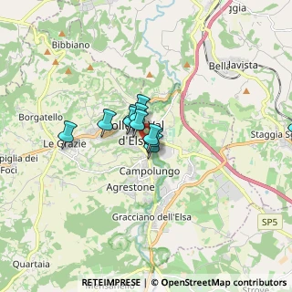 Mappa Via XXV Aprile, 53034 Colle di Val d'Elsa SI, Italia (1.11818)