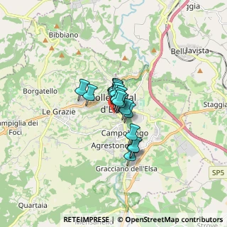Mappa Via Quarto dei Mille, 53034 Colle di Val d'Elsa SI, Italia (0.78444)