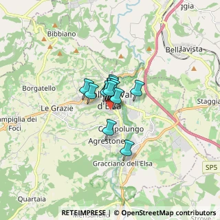 Mappa Via Quarto dei Mille, 53034 Colle di Val d'Elsa SI, Italia (0.74538)