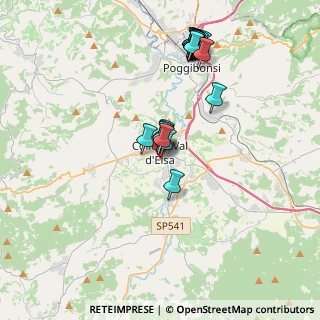 Mappa Via Quarto dei Mille, 53034 Colle di Val d'Elsa SI, Italia (3.8595)