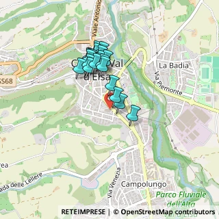 Mappa Via Maremmana Vecchia, 53034 Colle di Val d'Elsa SI, Italia (0.373)