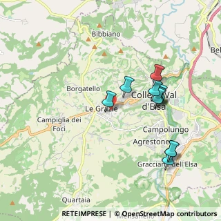 Mappa Via Lippi, 53034 Colle di Val d'Elsa SI, Italia (1.94182)