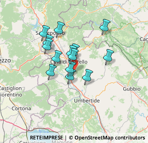 Mappa Località Cavine, 06012 Città di Castello PG, Italia (10.75214)