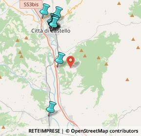 Mappa Località Cavine, 06012 Città di Castello PG, Italia (5.48)