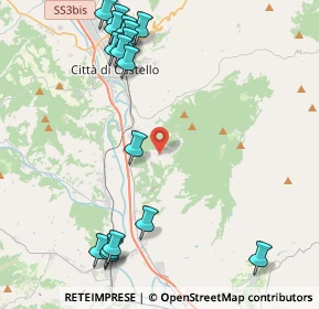 Mappa Località Cavine, 06012 Città di Castello PG, Italia (5.53824)