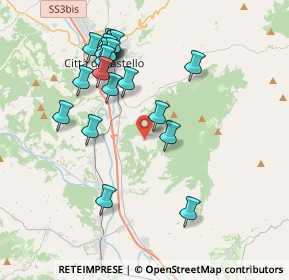 Mappa Località Cavine, 06012 Città di Castello PG, Italia (4.0485)