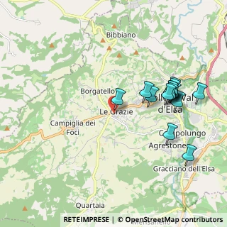 Mappa Via I.Cervoni, 53034 Colle di Val d'Elsa SI, Italia (2.09857)