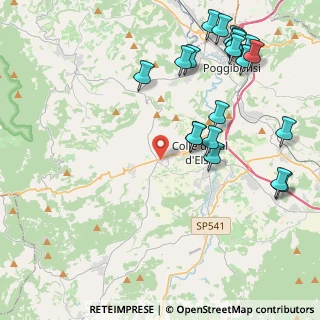 Mappa Via I.Cervoni, 53034 Colle di Val d'Elsa SI, Italia (5.365)