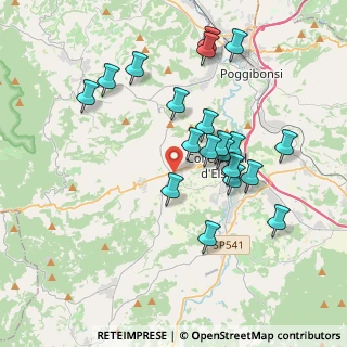 Mappa Via I.Cervoni, 53034 Colle di Val d'Elsa SI, Italia (3.79)