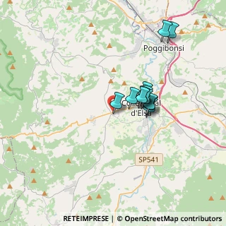 Mappa Via I.Cervoni, 53034 Colle di Val d'Elsa SI, Italia (2.82833)
