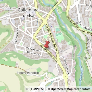 Mappa Via A. Diaz, 47, 53034 Colle di Val d'Elsa, Siena (Toscana)