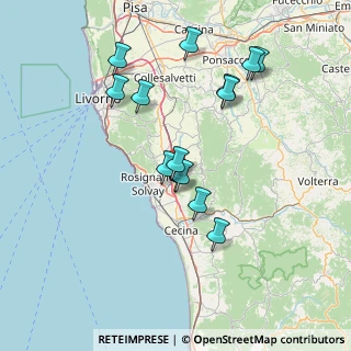 Mappa Via Poggiberna, 56040 Castellina Marittima PI, Italia (14.315)