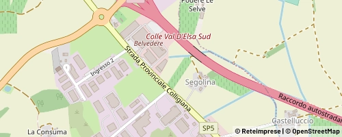 Mappa Colle di Val d’Elsa