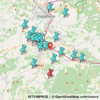 Mappa Località Belvede, 53034 Colle di Val d'Elsa SI, Italia (3.7105)