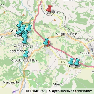 Mappa Loc. Belvedere, 53034 Colle di Val d'Elsa SI, Italia (2.60611)