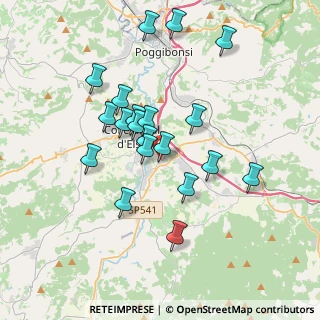 Mappa Strada di Selvamaggio, 53034 Colle di Val D'elsa SI, Italia (3.4345)
