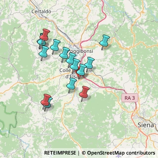 Mappa Strada di Selvamaggio, 53034 Colle di Val D'elsa SI, Italia (6.81533)