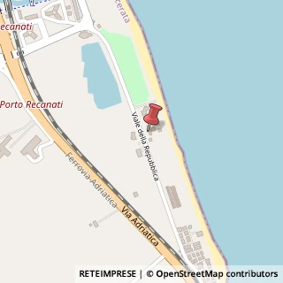 Mappa Via della Repubblica, 1, 62017 Porto Recanati, Macerata (Marche)
