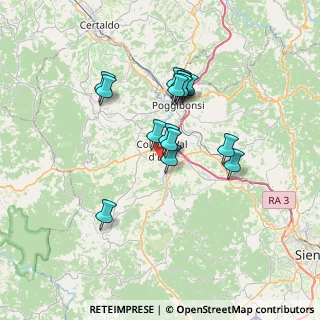 Mappa Strada delle Lellere, 53034 Colle di Val d'Elsa SI, Italia (5.84188)